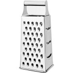 R�pe carr�e - r�pe en acier inoxydable - r�pe carr�e - r�pe � pommes de terre et concombres - r�pe argent�e ...