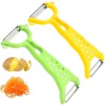 Rpe lgumes double face, plucheur double fonction en acier inoxydable, 2 en 1 pour plucher et rper, ...