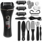 R�pe ponceuse pieds electrique, 18 en 1 rapeuse pieds electrique, kit de p�dicure professionnel anti ...