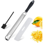 R�pe zesteur citron agrumes fromage en inox - ergonomique et anti - d�rapant - rape a fromage multifonction ...