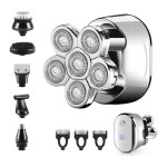 Rasoir electriques hommes, rechargeable rasoir lectrique rasoir  tte chauve usb rasoir rotatif sans ...