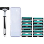Rasoirs pour homme, 1 porte - couteaux, 12 lames doubles interchangeables, 1 coffret porte - couteaux ... Rasoirs pour homme, 1 porte - couteaux, 12 lames doubles interchangeables, 1 coffret porte - couteaux ...