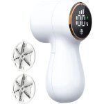 Rasoir rechargeable pour tissus, �pilateur � peluches, rasoir pour pulls � 3 vitesses avec �cran led, ...