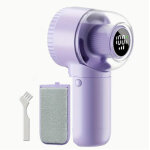Rasoir � tissu �lectrique pour �liminer les peluches, rechargeable, double protection, bac amovible, ...