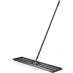 Wiltec - râteau de nivellement 1219 x 254 x 2050 mm noir 4, 5 kg acier fin raclette de gazon niveleur ... Wiltec - râteau de nivellement 1219 x 254 x 2050 mm noir 4, 5 kg acier fin raclette de gazon niveleur ...