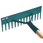 Rateau racloir a beton 40cm - 14 dents emmanche 130 forges de magne - 357401