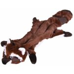 Raton laveur plat peluche chien