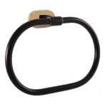 Rav slezak - anneau porte - serviette oval yukon en laiton noir dor�