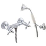 Rav slezak - m�langeur douche mural r�tro morava en laiton chrom� - chrom� - chrom� - 15 - -