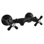 Rav slezak - m�langeur douche mural r�tro morava en laiton noir - noir - noir - 15 - -