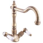 Rav slezak - mlangeur vier rtro morava pivotant en bronze poigne en cramique