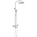 Douches - set de douche ds 092. 00 avec robinet de baignoire, 25 cm, 3 jets, chrome x07p642 - ravak