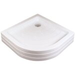 Ravak - kaskada - receveur de douche, 91x91 cm, antibac, blanc a207001120