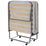 Raviday - lit d'appoint pliant 80 x 190 cm spcial collectivits non feu