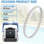 Rcx23002 aquavac tiger shark courroie d'entra�nement en caoutchouc pour nettoyeur de piscine (2 pi�ces) ...