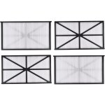 Rcx70101 lot de 4 cartouches filtrantes pour nettoyeur de piscine hayward aquavac, tigershark et sharkvac ...