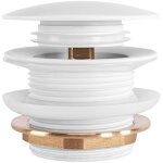 Rea - bonde de baignoire white 7cm Rea - bonde de baignoire white 7cm
