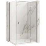 Rea - cabine de douche atlas 120x90 chrome gauche