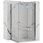 Rea - cabine de douche pliante fold n2 module chrome 80x80