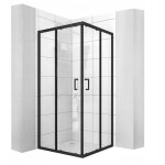 Rea - cabine de douche vito 80x80 black