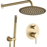 Rea - kit de douche encastr lungo grip brush gold + box
