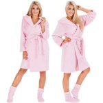 Rea - peignoir femme nancy + chaussettes pink l / xl