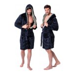 Peignoir jordan navy - grey men m