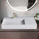 Rea - vasque en conglomrat archi 90 cm white