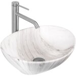 Rea - vasque � poser sofia ash oval white