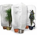 Housse d'hiver pour plantes 3 pièces avec cordon et fermeture éclair 80 g / m² housse d'hiver en polypropylène ... Housse d'hiver pour plantes 3 pièces avec cordon et fermeture éclair 80 g / m² housse d'hiver en polypropylène ...