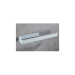 Blanc, 33cm porte essuie tout mural auto - adhsif ou  percer, support space en aluminium pour cuisine, ...