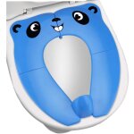Bleu bébé réducteur de toilette pliable siège enfant réducteur wc voyage folding travel potty seat pour ... Bleu bébé réducteur de toilette pliable siège enfant réducteur wc voyage folding travel potty seat pour ...