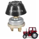 Readcly - interrupteur � bouton - poussoir en m�tal �tanche et antirouille 12 v pour tracteur massey ...