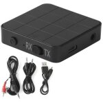 R�cepteur audio, bluetooth 5. 0 2 - en - 1 r�cepteur audio �metteur adaptateurs st�r�o de musique pour ...