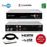 R�cepteur satellite hd - cahors - veox - compatible fransat hd - cordon hdmi 2m - design �l�gant