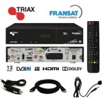 R�cepteur satellite - triax - thr 7600 hd - 12v - carte fransat - hdmi 2m