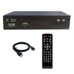 Rcepteur tv numrique dvb - t2 hd 1080p tuner hevc h. 265 usb dcodeur terrestre compatible ue