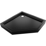Receveur d'angle mexen flow + 80 x 80 cm, noir mat - 46p708080h