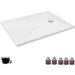 Jacob delafon - receveur de douche 120 x 90 gaspard bonde à droite + bonde + kit de réhausse Jacob delafon - receveur de douche 120 x 90 gaspard bonde à droite + bonde + kit de réhausse