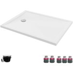Jacob delafon - receveur de douche 120 x 90 gaspard bonde à gauche + bonde + kit de réhausse Jacob delafon - receveur de douche 120 x 90 gaspard bonde à gauche + bonde + kit de réhausse