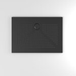 Iperbriko - receveur de douche 70x100 en c�ramique noire