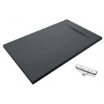 Receveur de douche 80x120 nilo gris ardoise ral 7016