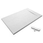 Receveur de douche 80x140 nilo blanc ral 9003