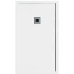 Receveur de douche 85 x 145 cm extra plat blanc en r�sine min�rale sarin couleur du receveur