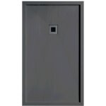 Receveur de douche 90 x 170 cm extra plat anthracite en r�sine min�rale sarin couleur du receveur