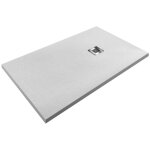 Pdd - receveur de douche extra plat airstone eco blanc ral 9003 80x120