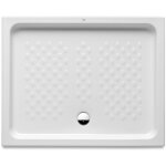 Roca - receveur de douche rectangulaire en porcelaine italia dimensions : 1000x700 mm