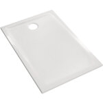 Geberit - receveur renova ultra - plat  encastrer - 100x90x4. 5cm blanc - avec traitement antigliss ...