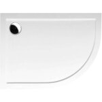 Polysan - receveurs de douche - receveur de douche rena l, 100x80 cm, r550, gauche, blanc 75511 Polysan - receveurs de douche - receveur de douche rena l, 100x80 cm, r550, gauche, blanc 75511