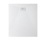 Kinedo - receveur de douche en r�sine, couleur blanc mat, effet pierre, 100 x 80 cm pietraviva pipiv241080bm ...